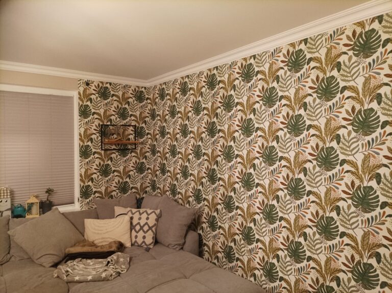 Eigenheim Tapete Wohnzimmer
